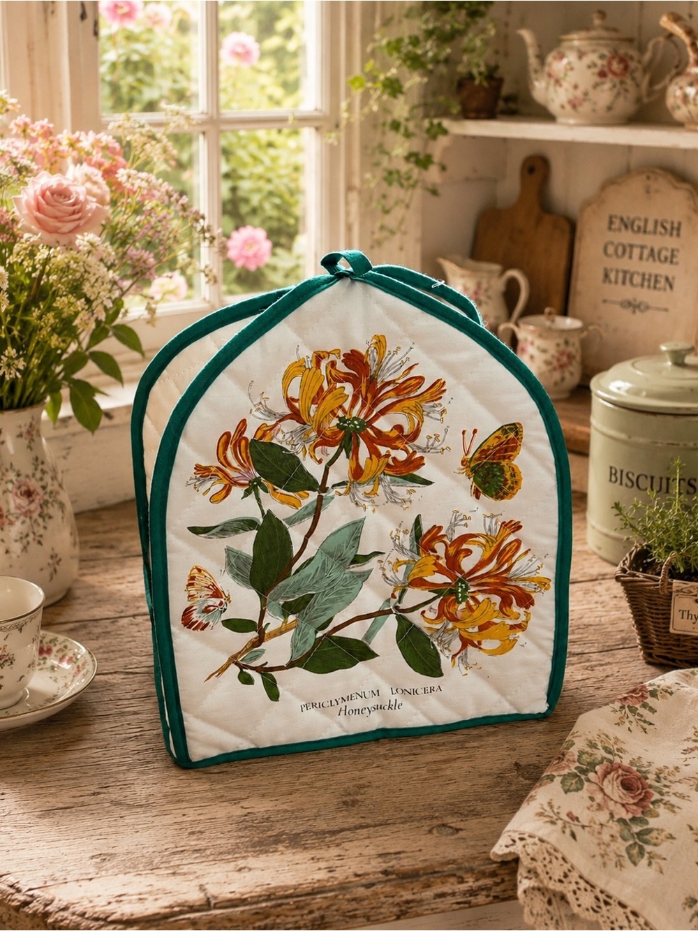 Portmeirion Botanic Garden Honeysuckle Tea Cozy Made in England